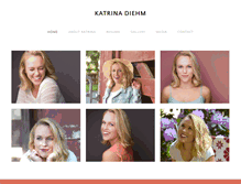 Tablet Screenshot of katrinadiehm.com